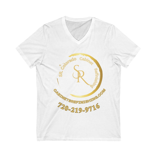 Custom V-Neck Tee - Stylish, Casual Wear for Any Occasion, Perfect for Brand Promotion, Gifts for Friends, Casual Outings, Everyday Use