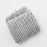 Chunky Knitted Throw Blanket