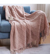 Chunky Knitted Throw Blanket