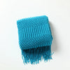 Chunky Knitted Throw Blanket