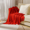 Chunky Knitted Throw Blanket
