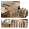 Chunky Knitted Throw Blanket