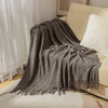Chunky Knitted Throw Blanket