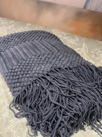 Chunky Knitted Throw Blanket