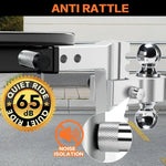 Adjustable Trailer Hitch Dual Ball Receiver