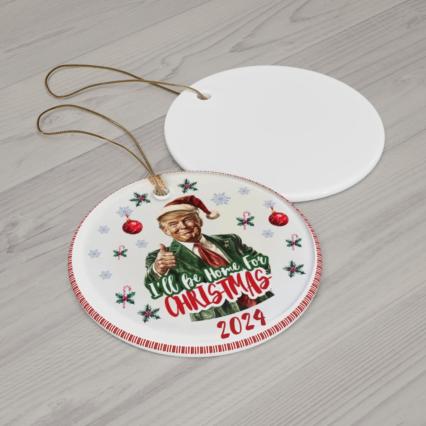 Ceramic Ornament, 4 Shapes