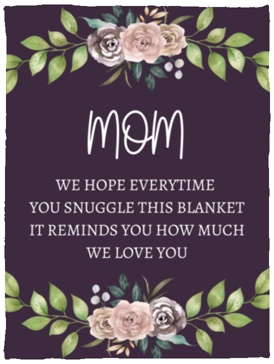 MOM BLANKET CHRISTMAS GIFT