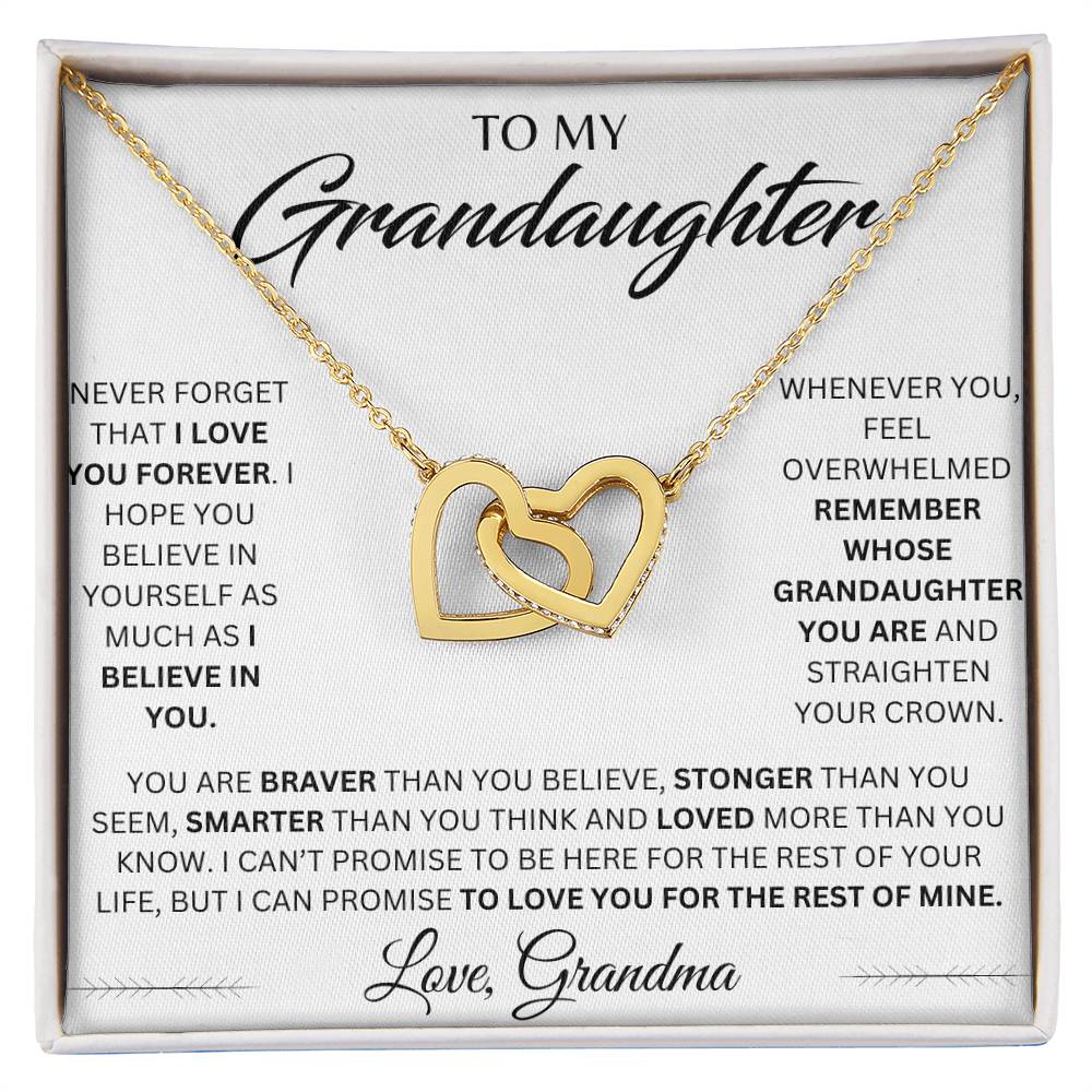 To My Sweetest Joy, My Granddaughter