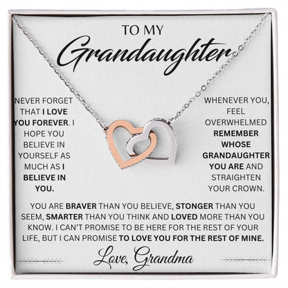 To My Sweetest Joy, My Granddaughter