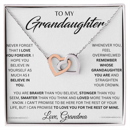 To My Sweetest Joy, My Granddaughter