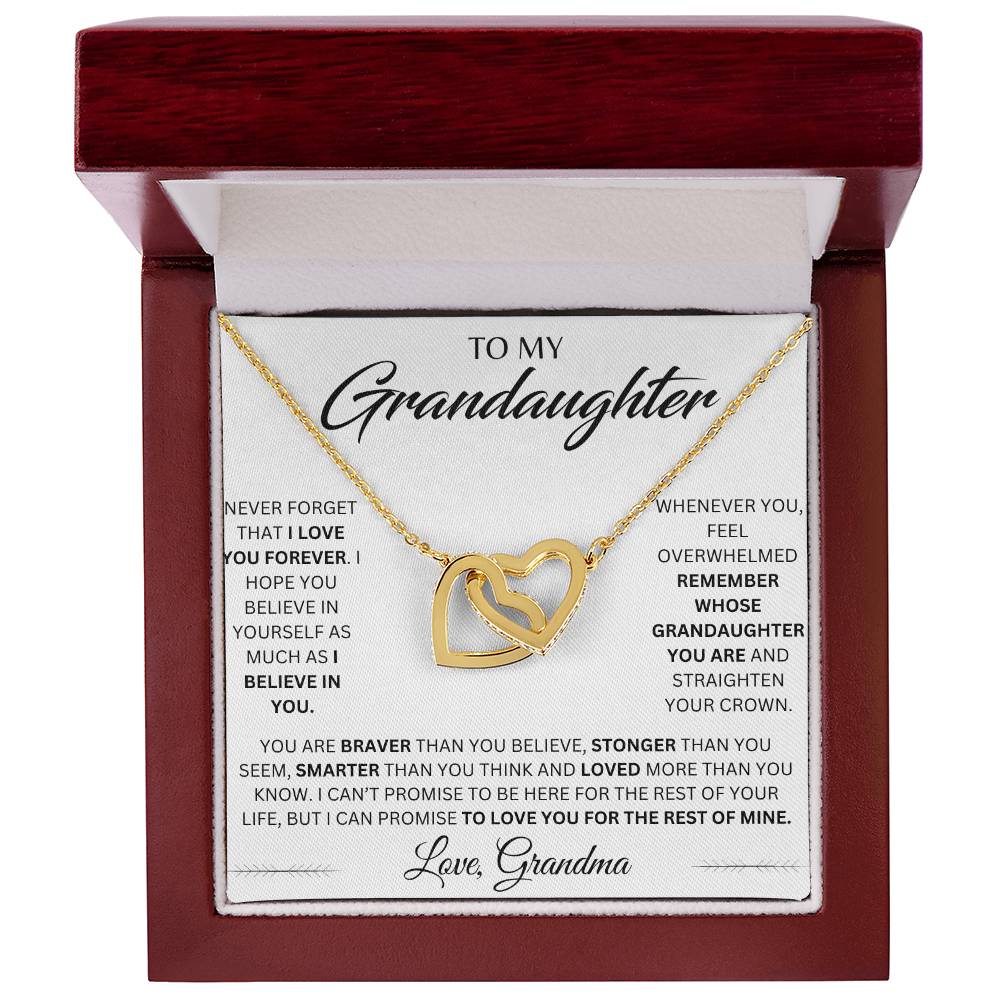 To My Sweetest Joy, My Granddaughter