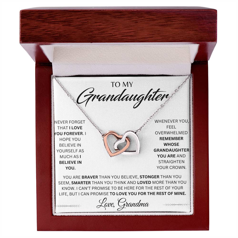 To My Sweetest Joy, My Granddaughter