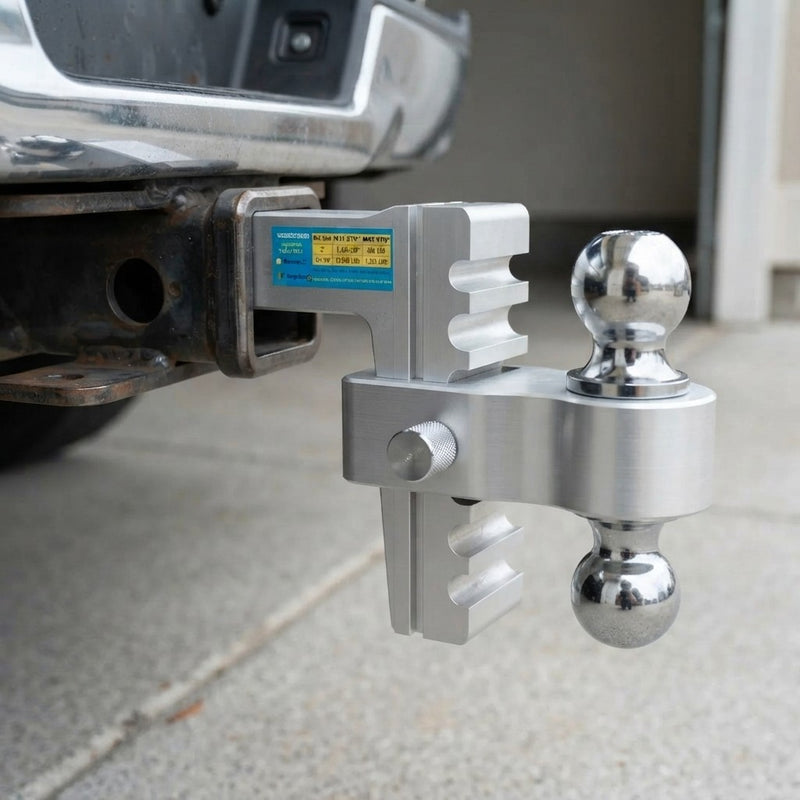 Adjustable Trailer Hitch Dual Ball Receiver